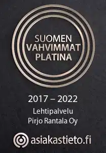 Suomen vahvimmmat 2017-2022 Lehtipalvelu Pirjo Rantala Oy